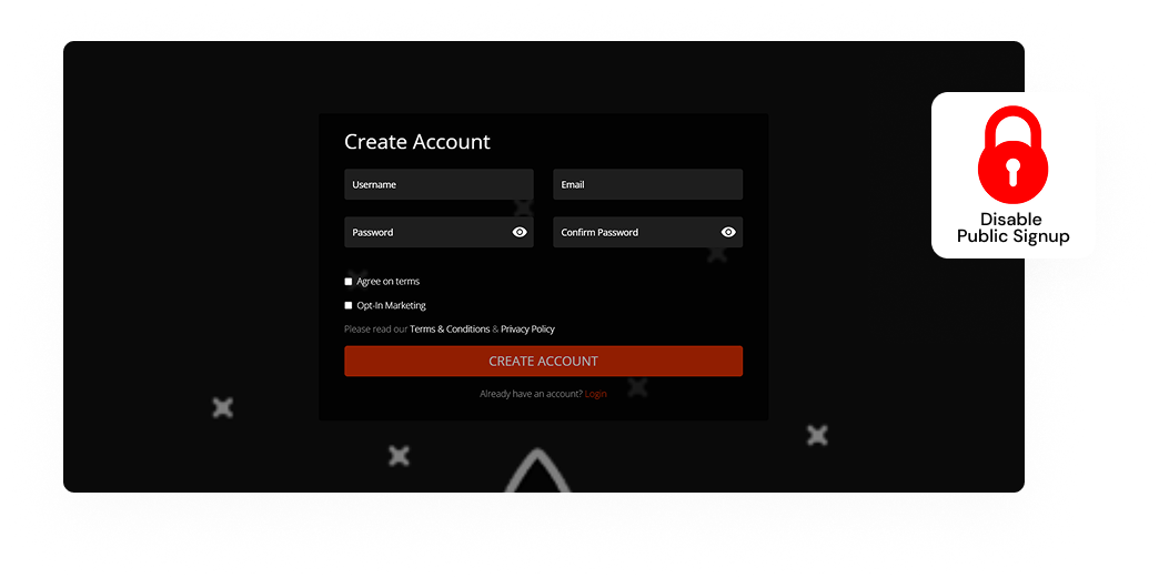 Restrict Signup